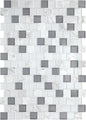 Perfit Mosaix White Carrara & Glass Brick 1X1 Polished