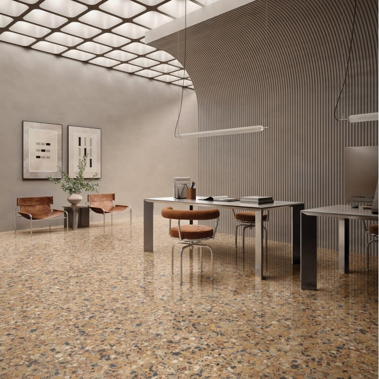 MILZETTI PEBBLE AMBER PL 47X47