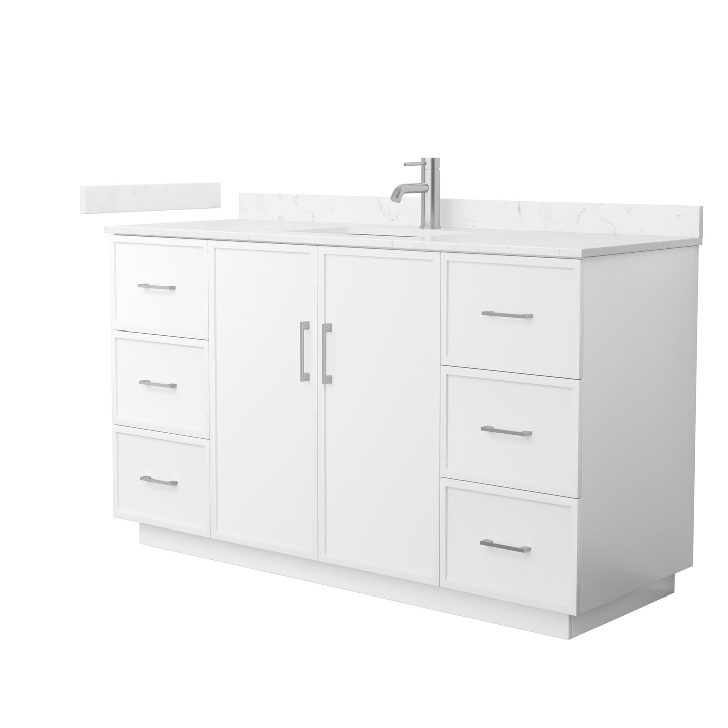 Elan Single Bathroom Vanity with Toe Kick - 60W x 35H x 22D