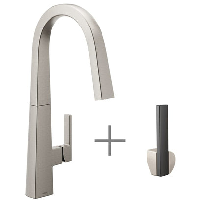 Nio 1.5 GPM Deck Mounted Pull Down Kitchen Faucet with Power Clean, Duralock, Duralast, and Reflex Technology