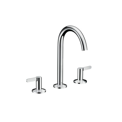 Axor One 1.2 GPM Widespread Bathroom Faucet Less Drain Assembly - Engineered in Germany, Limited Lifetime Warranty