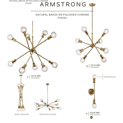 Armstrong 2 Light 17" Wide Bathroom Vanity Light