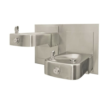 Barrier Free Drinking Fountain, 0.45 gpm, Pushbutton Operation