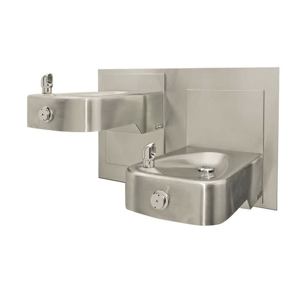 Barrier Free Drinking Fountain, 0.45 gpm, Pushbutton Operation