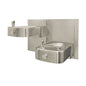 Barrier Free Drinking Fountain, 0.45 gpm, Pushbutton Operation