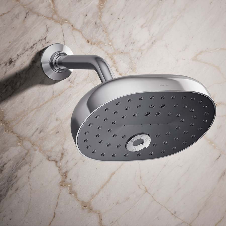 Statement 2.5 GPM Multi Function Shower Head with MasterClean Sprayface and Katalyst Air Induction Technology