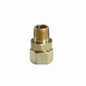 AutoFlare® Gas Male Adapter, 1/2 in, Comp x MNPT, Brass