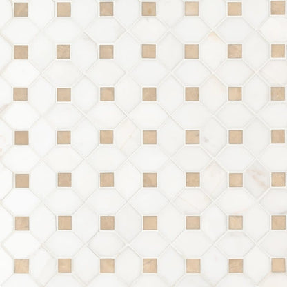 BIANCO DOLOMITE CREMA DOTTY MOSAIC