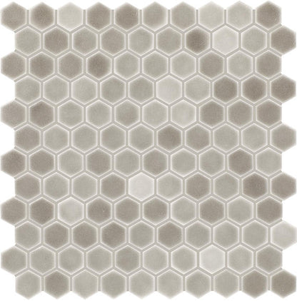 Uptown Glass Matte Frst Moka Hexagon 1X1 Matte