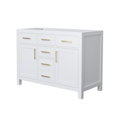 Beckett Double Bathroom Vanity - 47.25W x 34.25H x 21.5D