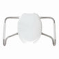 Toilet Seat, Elongated Bowl, Open Front, Less Cover, Plastic, White