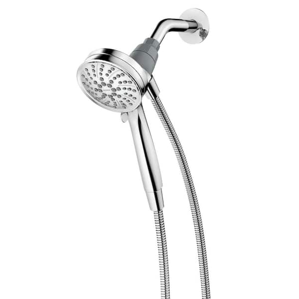 MOEN Attract 6-Spray Wall Mount Handheld Shower Head 1.75 GPM in Chrome 26000