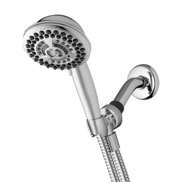 Waterpik PowerPulse 9-Spray Wall Mount Handheld Shower Head 1.8 GPM in Chrome YAT-963ME