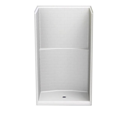 Everyday Shower Stall, Acrylic, White