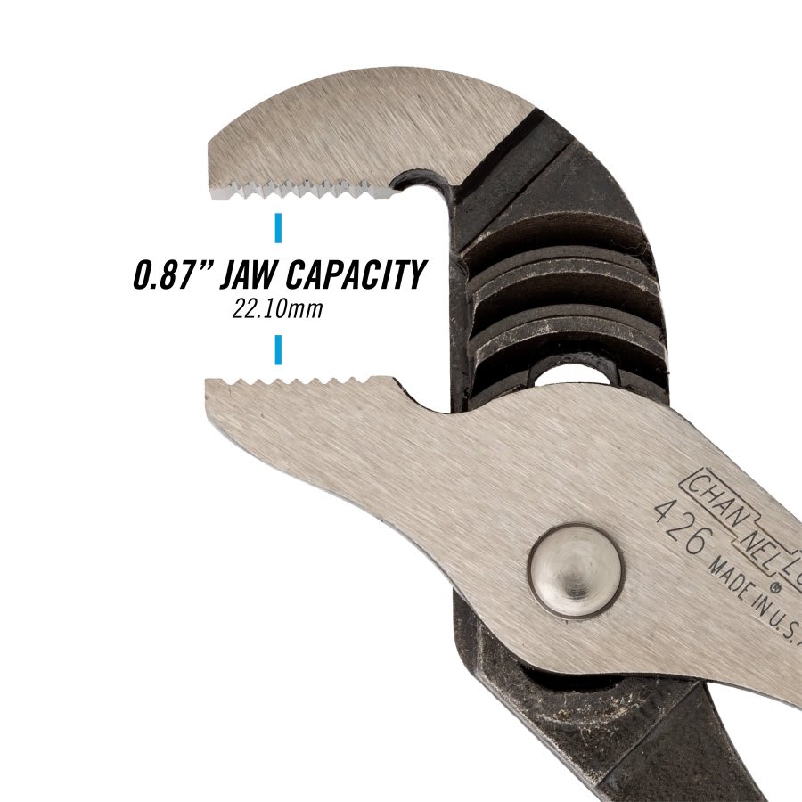6.5 in, Tongue & Groove, Straight Jaw