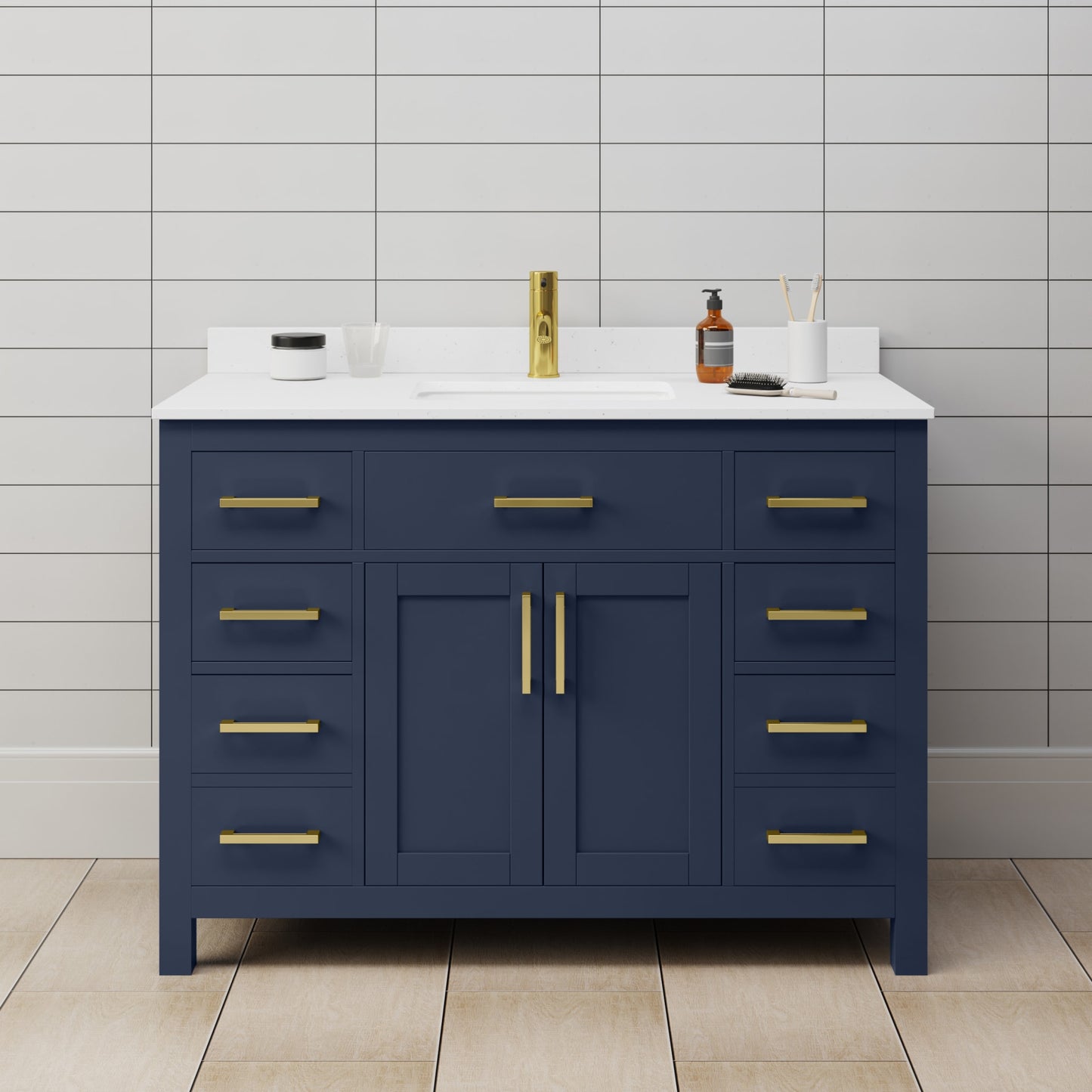 Beckett Single Bathroom Vanity - 48W x 35H x 22D