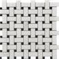 BASKET WEAVE MARBLE BW MOS 12X12