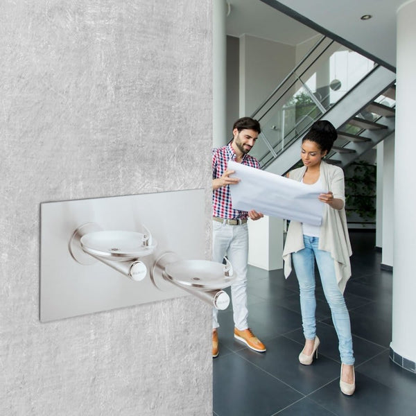 SwirlFlo Bi-Level Fountain Mechanical Bubbler Non-Filtered Non-Refrigerated Stainless