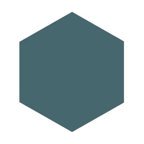 BLOCK HEXAGON VERDE MATTE 5X6