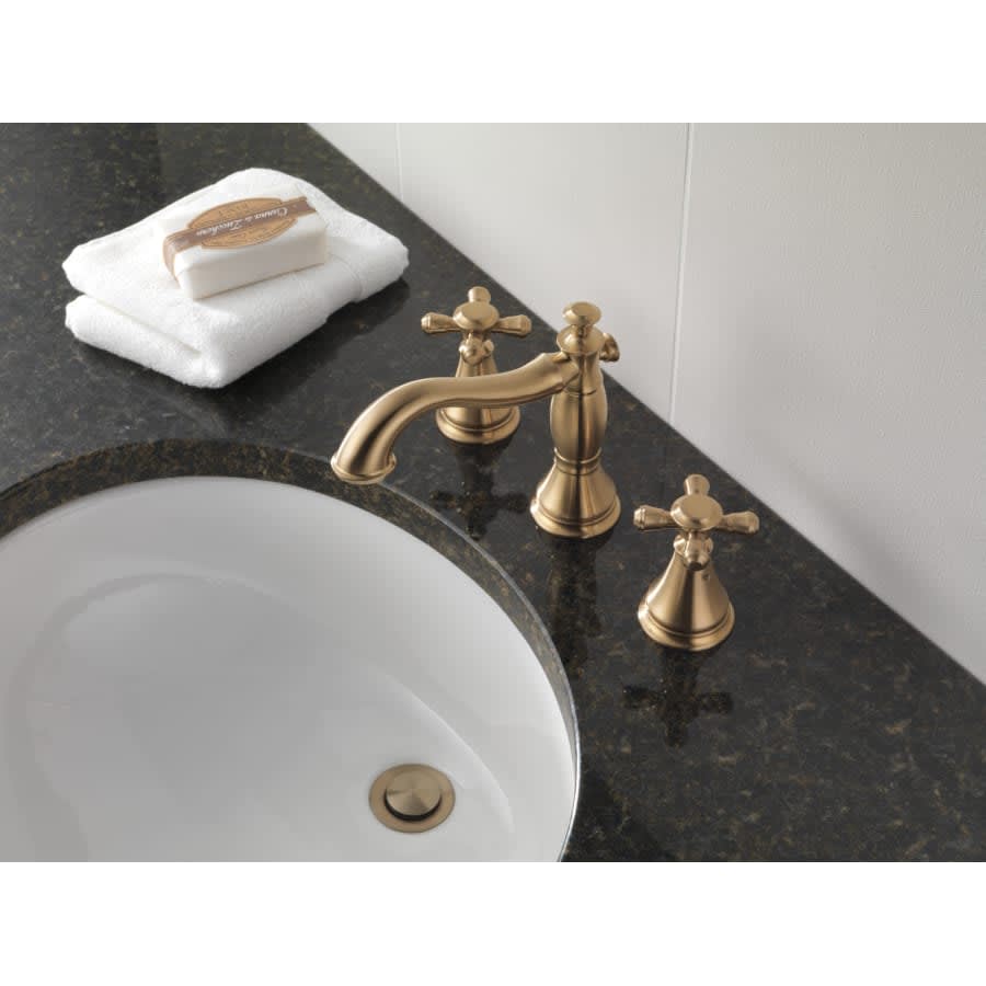 Cassidy Widespread Bathroom Faucet with Pop-Up Drain Assembly - Handles Sold Separately - Includes Lifetime Warranty