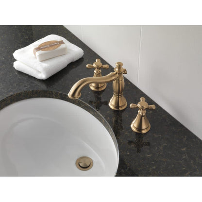 Cassidy Widespread Bathroom Faucet with Pop-Up Drain Assembly - Handles Sold Separately - Includes Lifetime Warranty