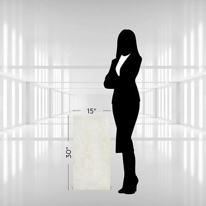 Platinum Chalk Rectangle 15X30 Matte