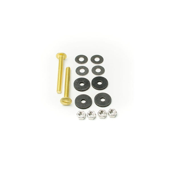 Tank to Bowl Bolt Set, 5/16 x 3 in, Brass