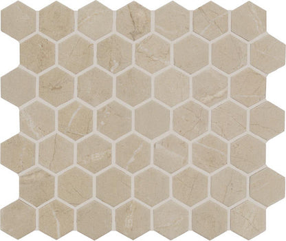 Perpetuo Elegant Beige Rectangle, Wave 12X24 Satin