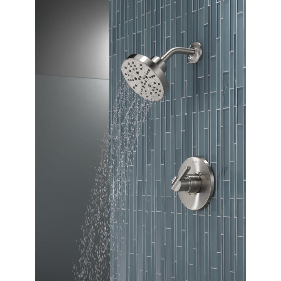 Nicoli Single Function Pressure Balanced Shower Only with Included Rough-In Valve