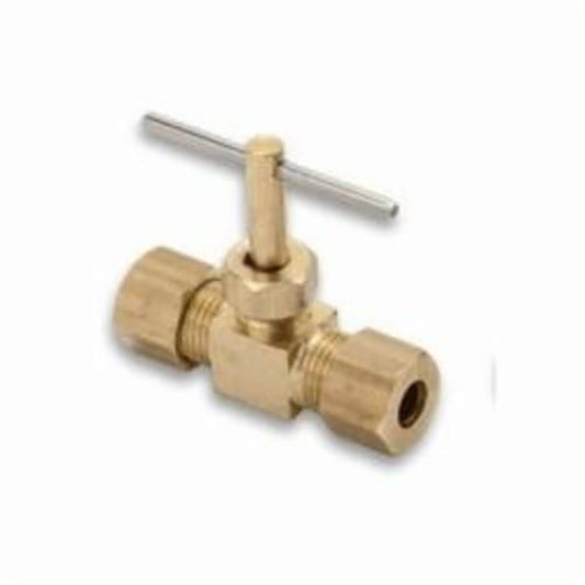 Needle Valve, 1/4 in, Brass