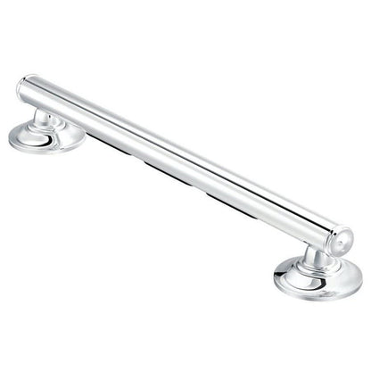 Home Care® Grab Bar, ADA, 24 in L, Polished Chrome