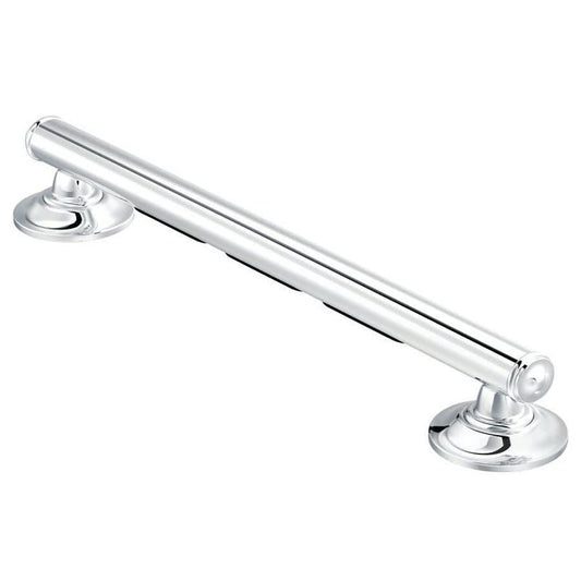 Home Care® Grab Bar, ADA, 24 in L, Polished Chrome