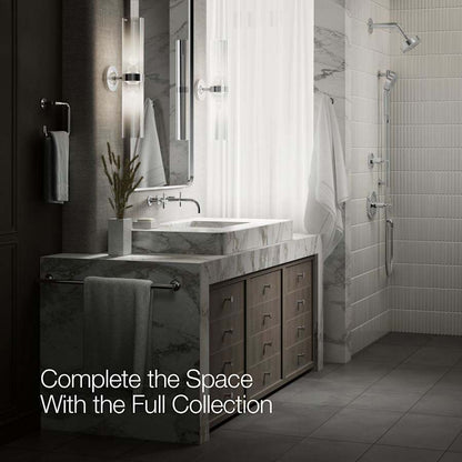Purist 1.2 GPM Wall Mounted Widespread Bathroom Faucet