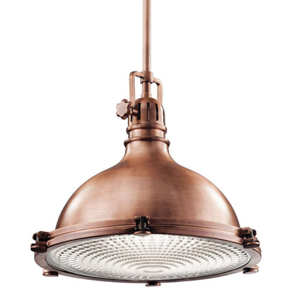 Hatteras Bay Single Light 18" Wide Pendant Light with Fresnel Lens