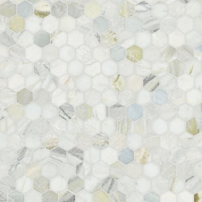 Cloudland 2" Hexagon Polished