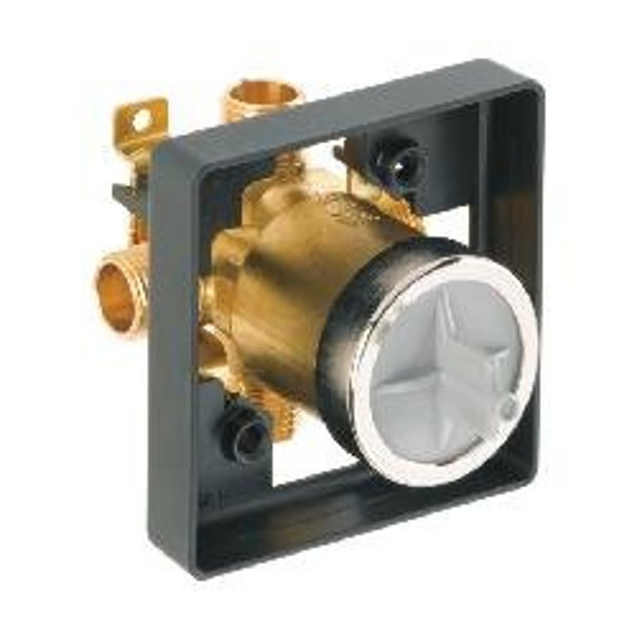 Tub/Shower Rough-In, 1/2 in, MNPT Inlet x 1/2 in FNPT C Outlet, Forged Brass Body