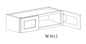 Wall Cabinet - 36"W x 12"H x 12"D