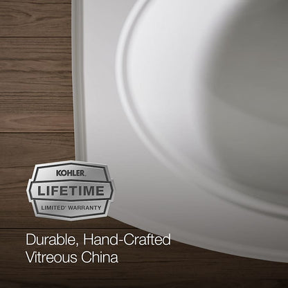 Pinoir 18" Wall Mounted Bathroom Sink with 1 Hole Drilled and Overflow