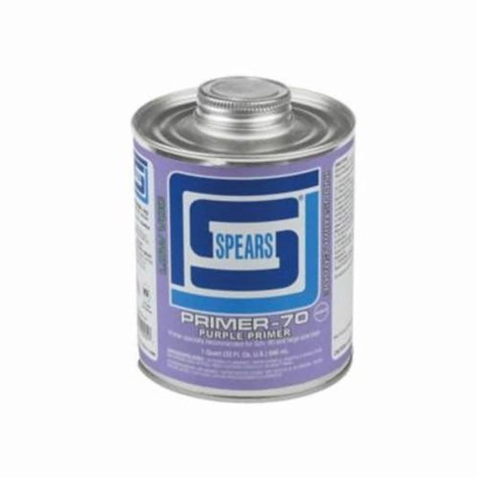 P-70 Industrial Strength Primer, 1 qt, Purple, For PVC, CPVC