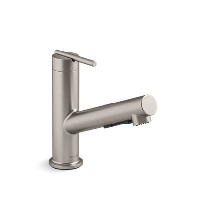 Crue™ Kitchen Faucet, Deck Mount, ADA, 1 Lever Handle, 1 or 3-Hole, Vibrant Stainless