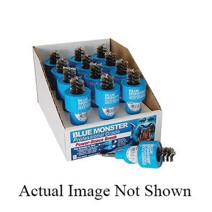 Power-Deuce® 6200 Power Tube Brushing Tool, 3/4 in ID x 7/8 in OD Dia, Stainless Steel Fill