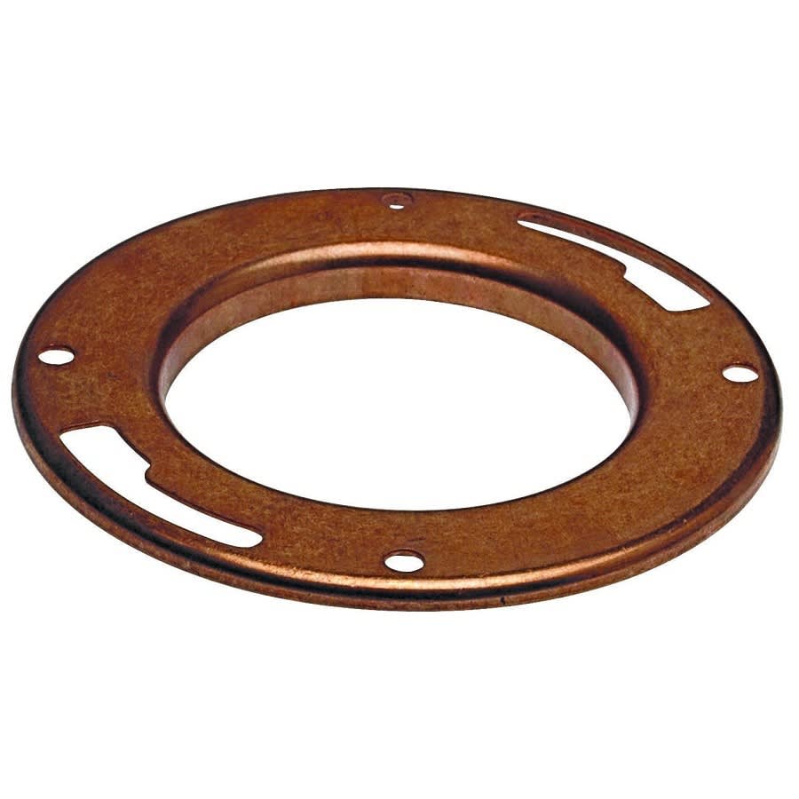 DWV Closet Flange, 4 x 3 in, C, Bronze