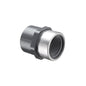 Female Adapter, 1/2 in, Socket x Stainless Steel Reinforced FNPT, SCH 80/XH, PVC