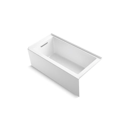 Underscore® Alcove Tub, 60 x 30 x 21 in, Left Hand Drain, White