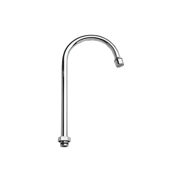 Swivel Bar Spout, 1/2 in, For Use With Gooseneck Faucets, 2.2 gpm, Brass