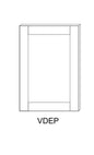 Vanity Decorative End Panel - 20"W * 29- 1/2"H * 3/4"D