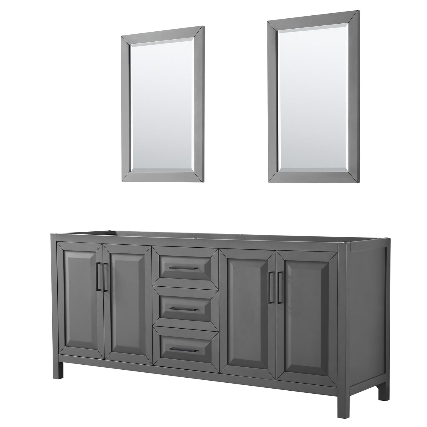 Daria Double Bathroom Vanity - 78.75W x 35H x 21.5D