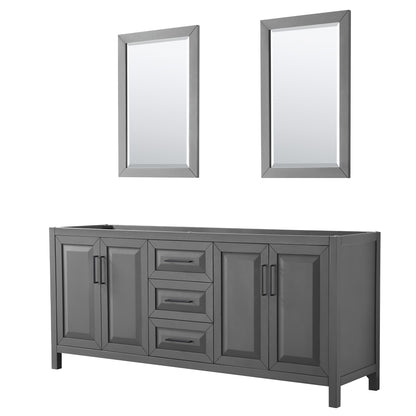 Daria Double Bathroom Vanity - 78.75W x 35H x 21.5D