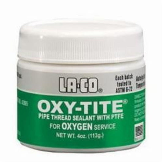 OXY-TITE® Pipe Thread Sealant, 4 oz, Liquid/Paste, White