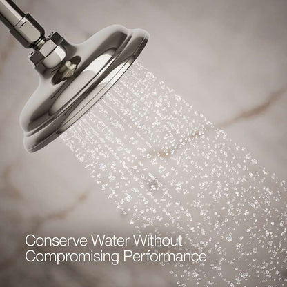 Artifacts 1.75 GPM Single Function Shower Head with MasterClean Sprayface and Katalyst Air-Induction Technology